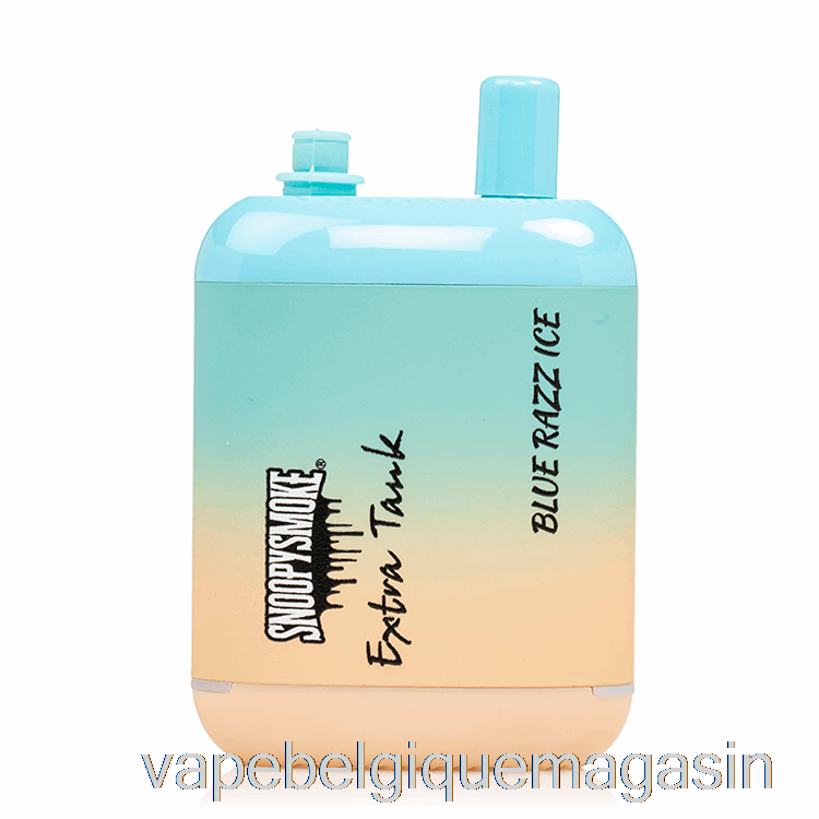 Vape Belgique Snoopy Smoke Extra Tank 2 15000 Jetable Bleu Razz Ice